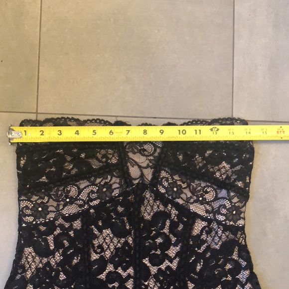 Miss Ferriday Black Lace Mini Dress - Picture 3 of 10